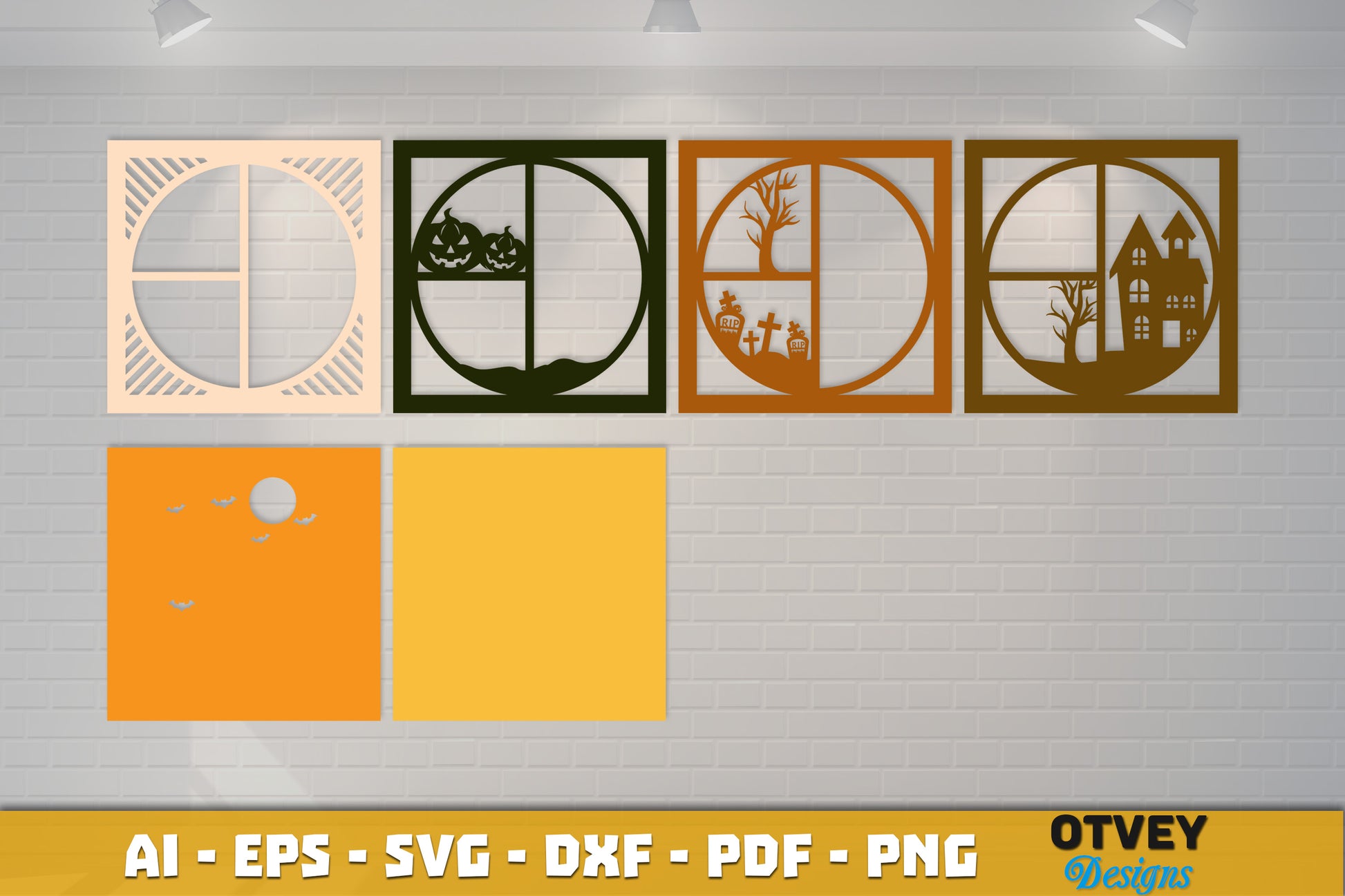Halloween 3D Shadow Box SVG Bundle 15 - CraftNest - Digital Crafting and Art