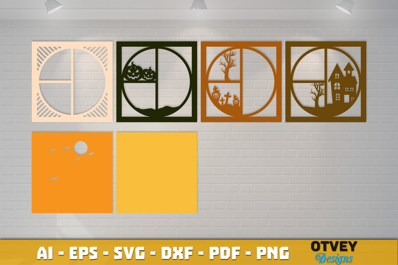 Halloween 3D Shadow Box SVG Bundle 15 - CraftNest - Digital Crafting and Art
