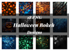 Halloween Bokeh Papers