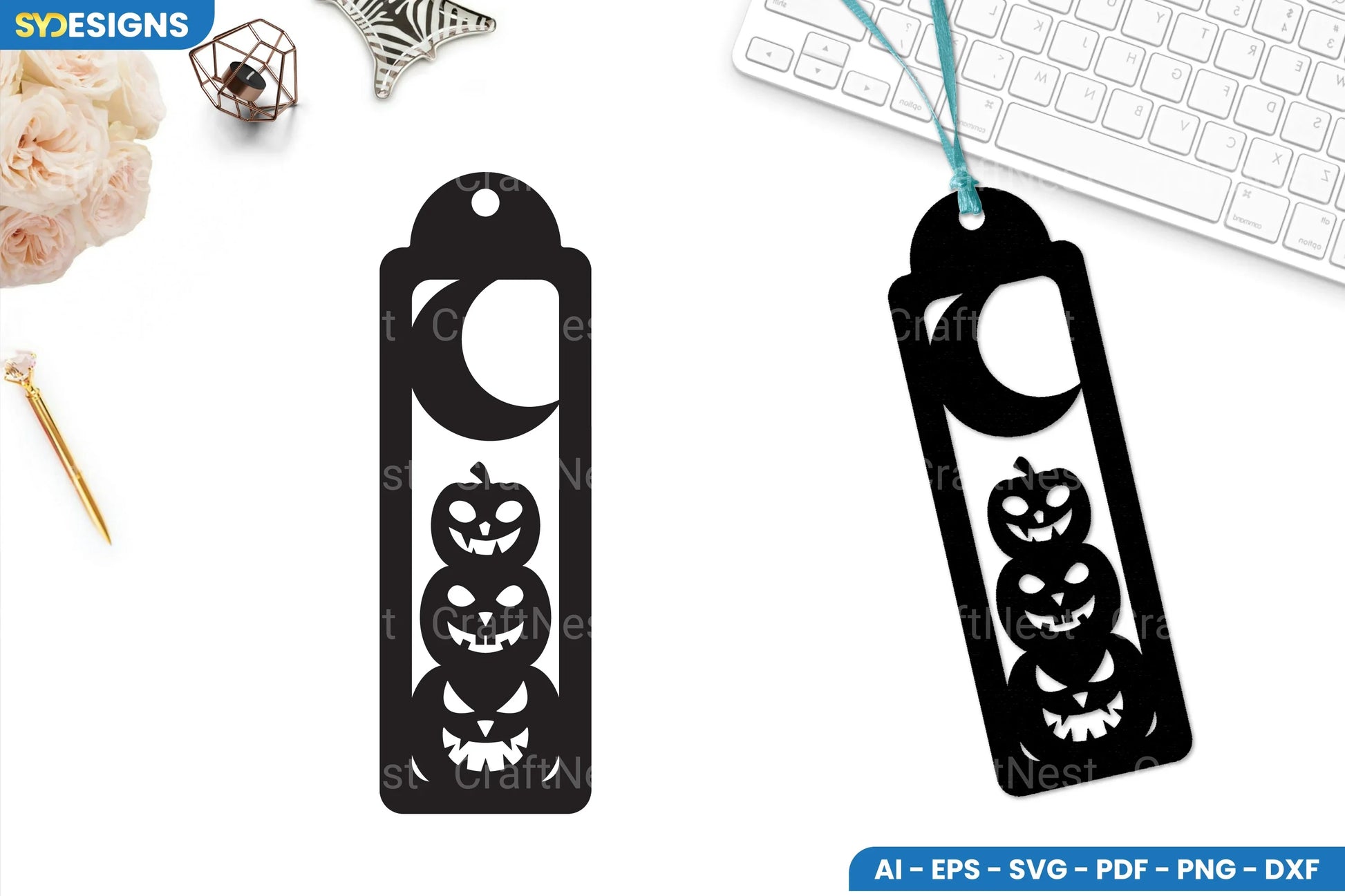 Halloween Lasercut SVG Bundle - CraftNest - Digital Crafting and Art