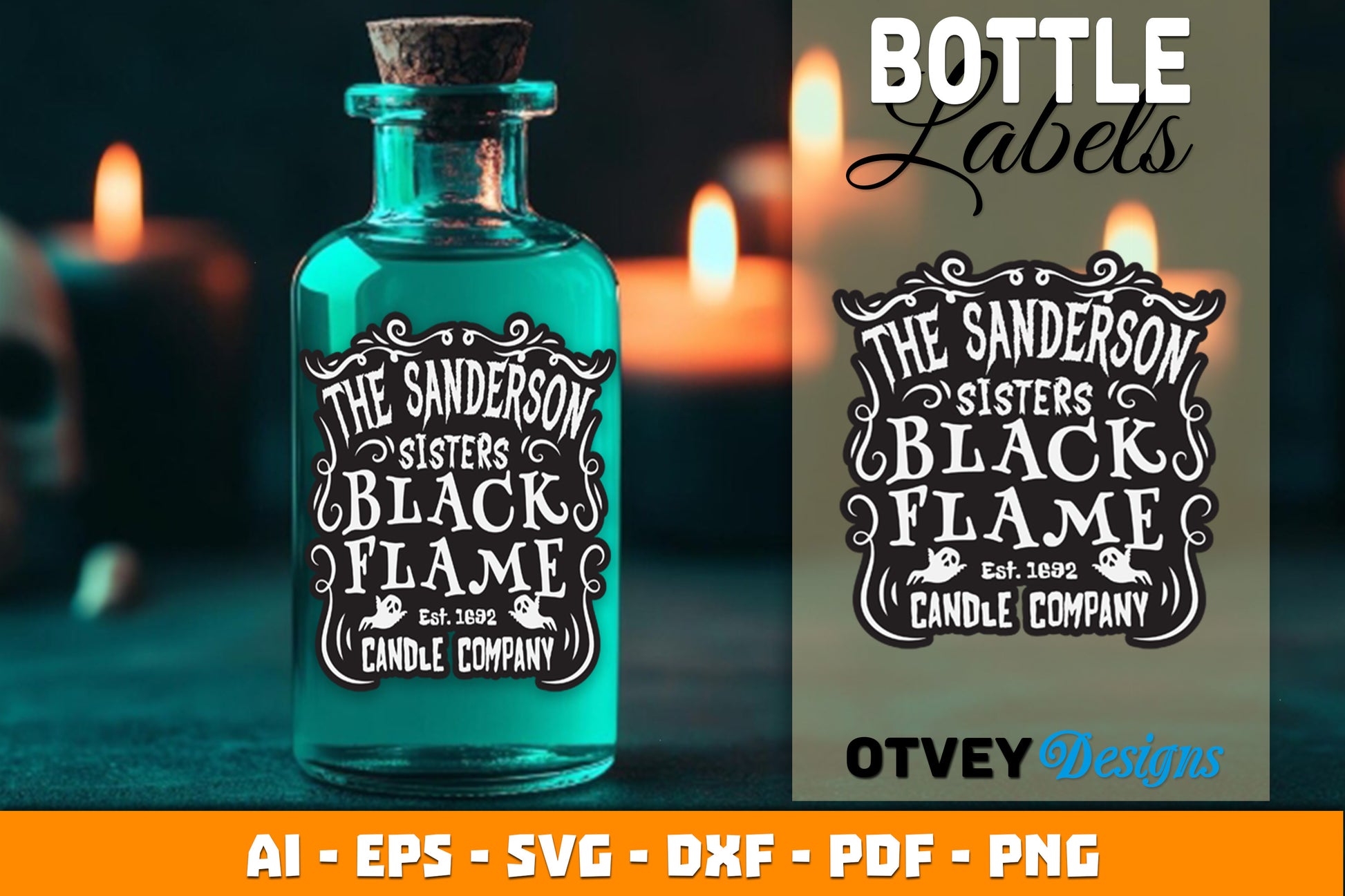 Halloween Witch Potion Label SVG Bundle 3 - CraftNest - Digital Crafting and Art