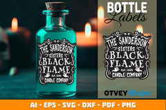 Halloween Witch Potion Label SVG Bundle 3 - CraftNest - Digital Crafting and Art