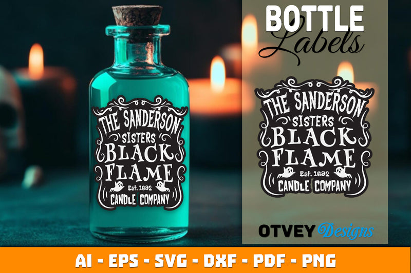Halloween Witch Potion Label SVG Bundle 3 - CraftNest - Digital Crafting and Art