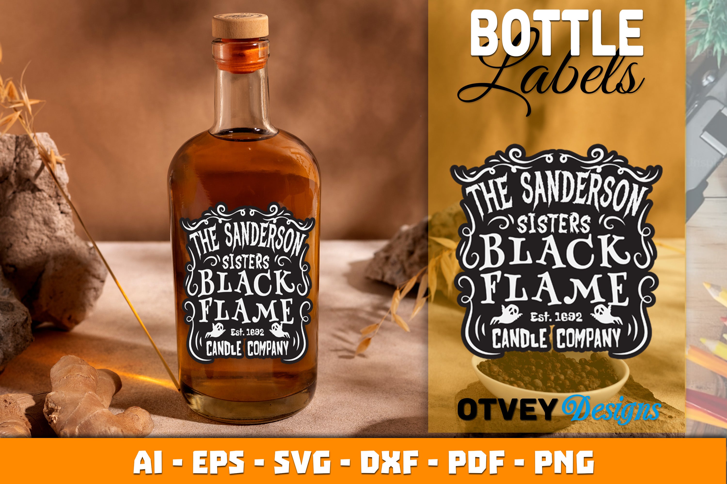 Halloween Witch Potion Label SVG Bundle 3 - CraftNest - Digital Crafting and Art