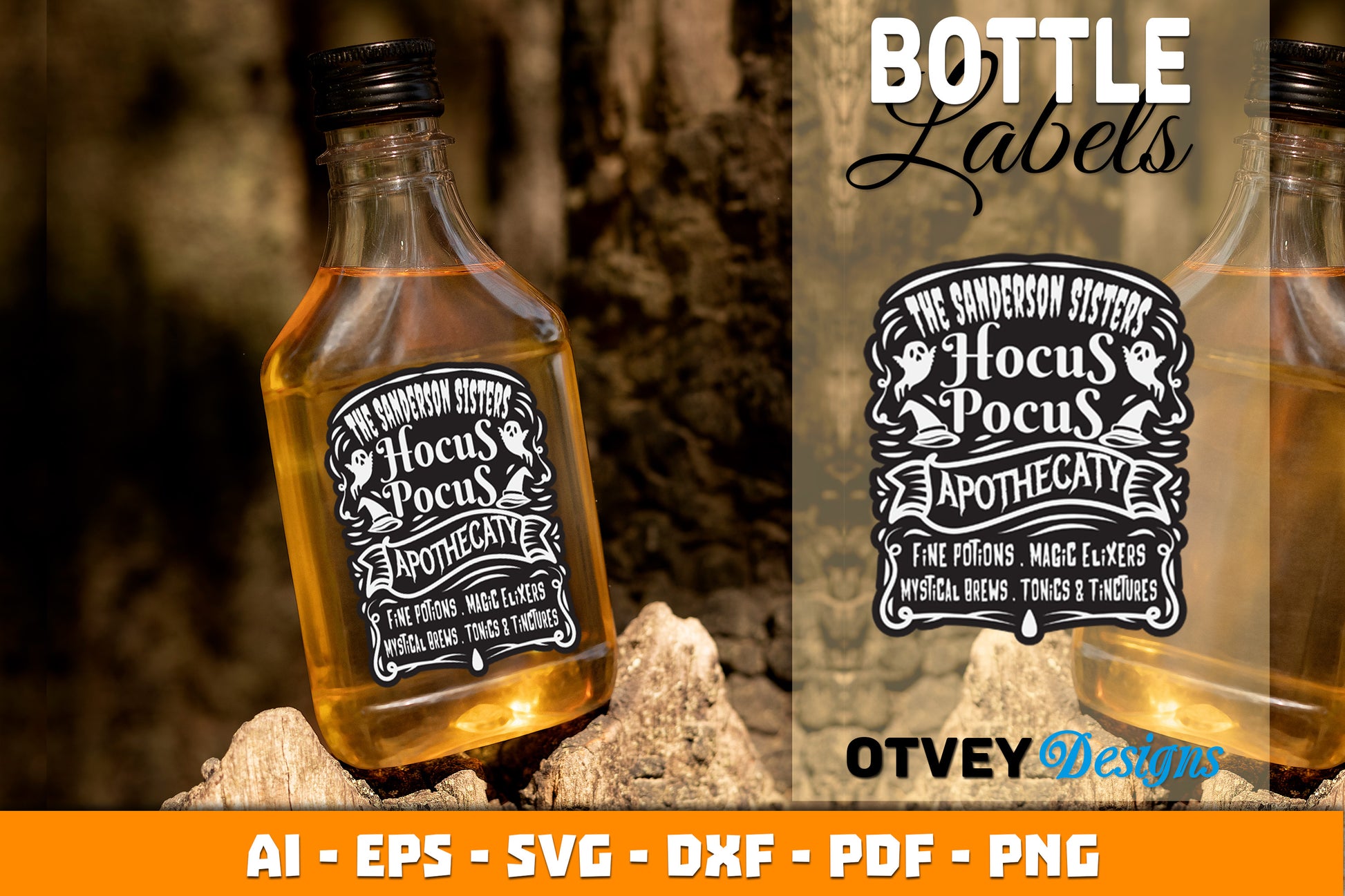 Halloween Witch Potion Label SVG Bundle 22 - CraftNest - Digital Crafting and Art