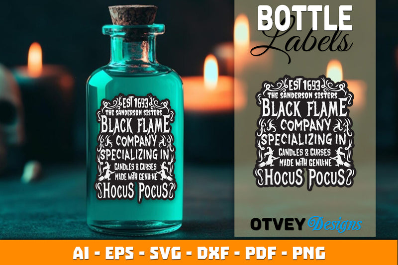 Halloween Witch Potion Label SVG Bundle 20 - CraftNest - Digital Crafting and Art