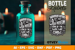 Halloween Witch Potion Bottle Labels SVG Bundle 7 - CraftNest - Digital Crafting and Art