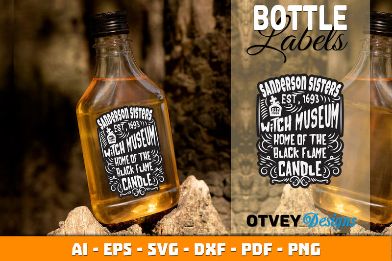 Halloween Witch Potion Bottle Labels SVG Bundle 7 - CraftNest - Digital Crafting and Art