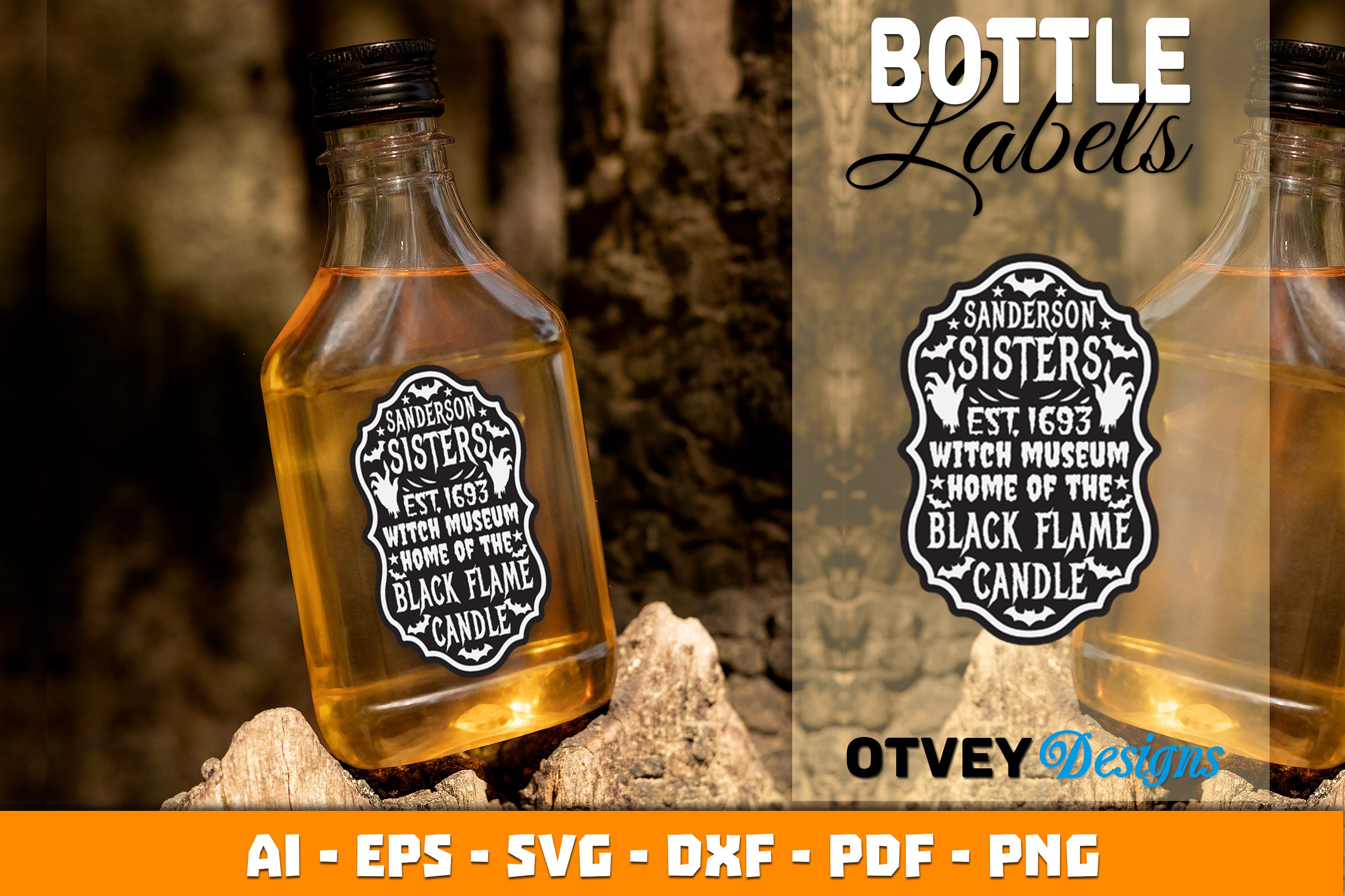 Halloween Witch Potion Bottle Labels SVG Bundle 8 - CraftNest - Digital Crafting and Art