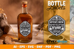 Halloween Witch Potion Label SVG Bundle - CraftNest - Digital Crafting and Art