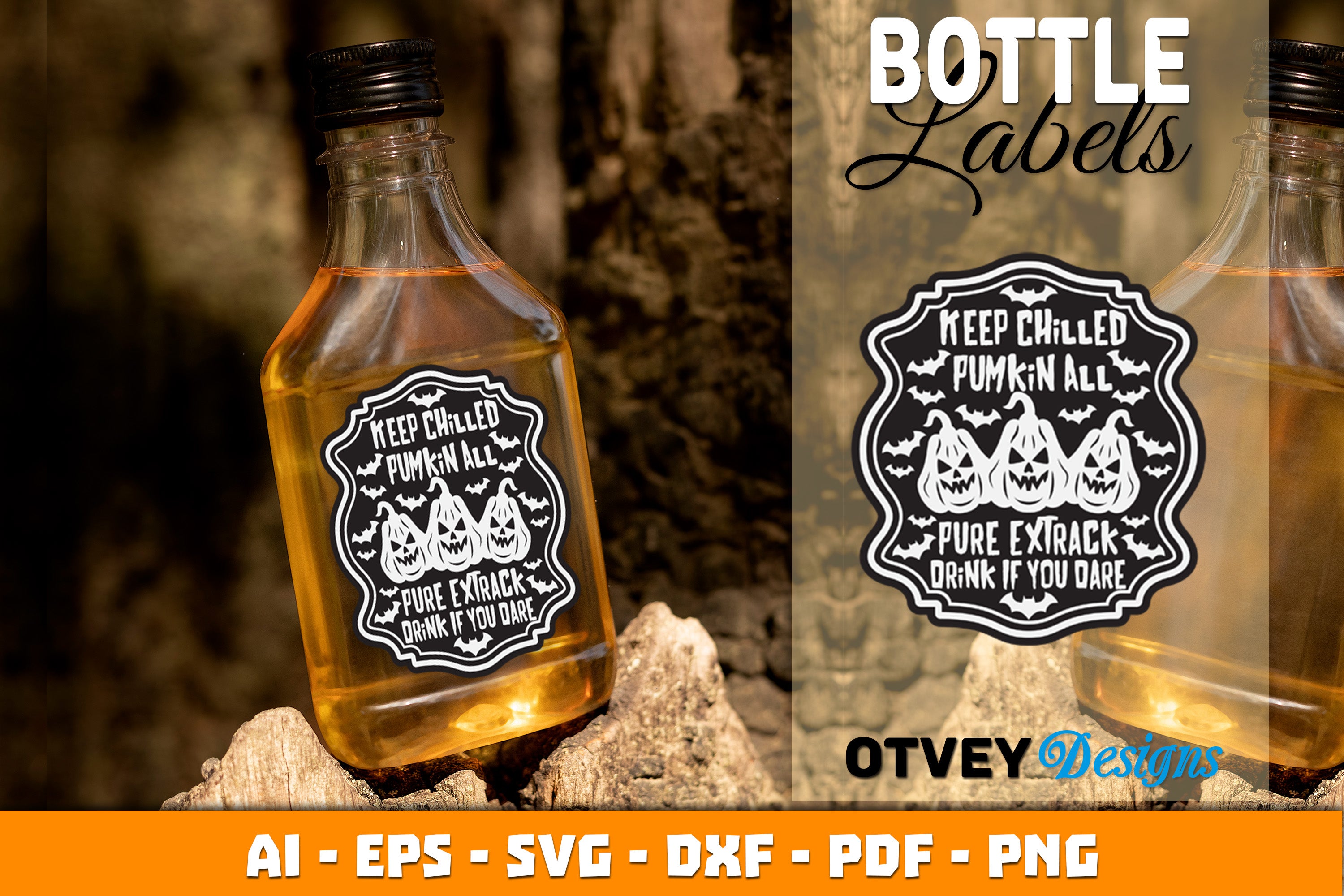 Halloween Witch Potion Bottle Labels SVG Bundle 10 - CraftNest - Digital Crafting and Art