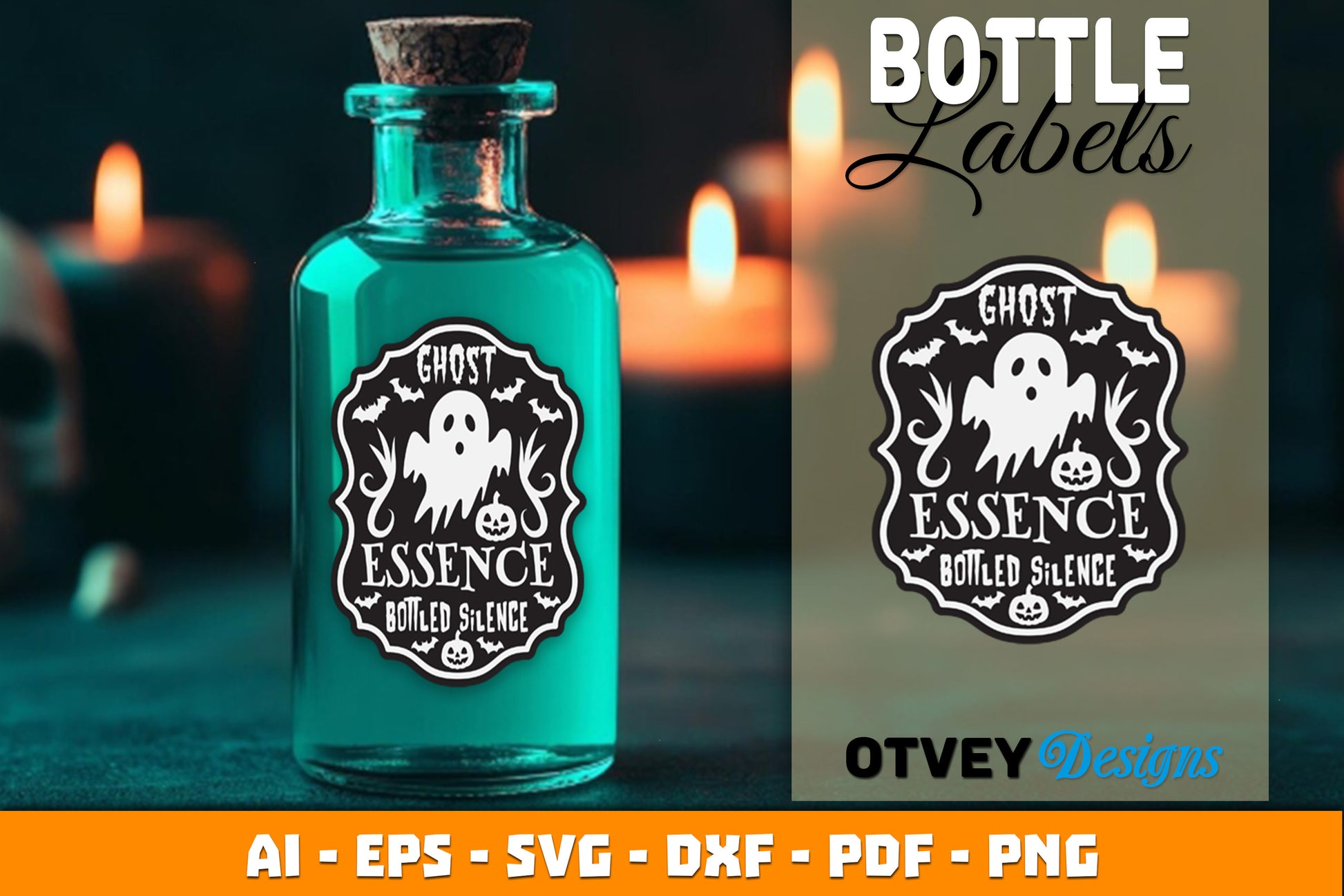 Halloween Witch Potion Bottle Labels SVG Bundle 17 - CraftNest - Digital Crafting and Art