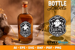 Halloween Witch Potion Bottle Labels SVG Bundle 17 - CraftNest - Digital Crafting and Art