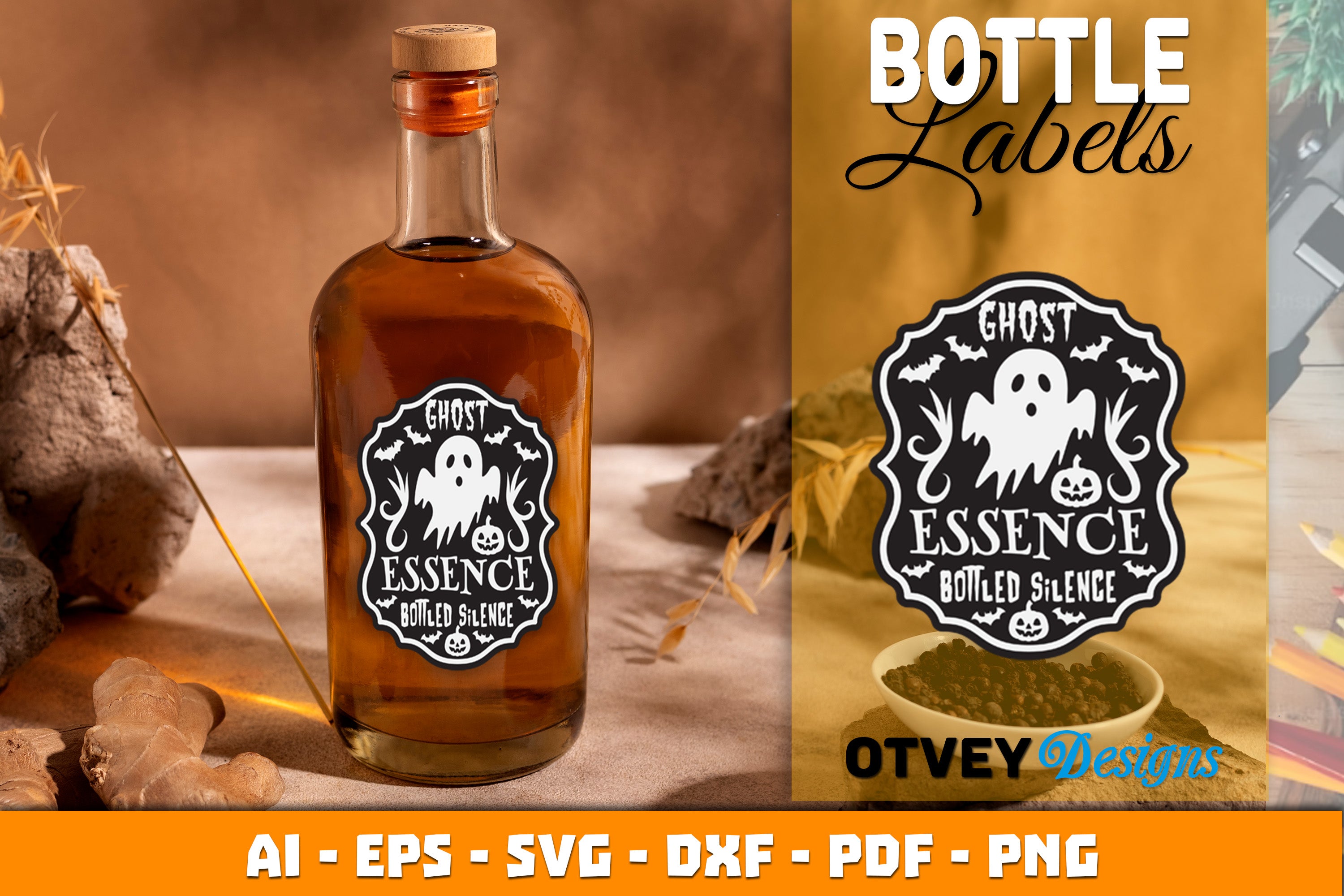 Halloween Witch Potion Bottle Labels SVG Bundle 17 - CraftNest - Digital Crafting and Art