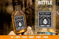 Halloween Witch Potion Bottle Labels SVG Bundle 18 - CraftNest - Digital Crafting and Art