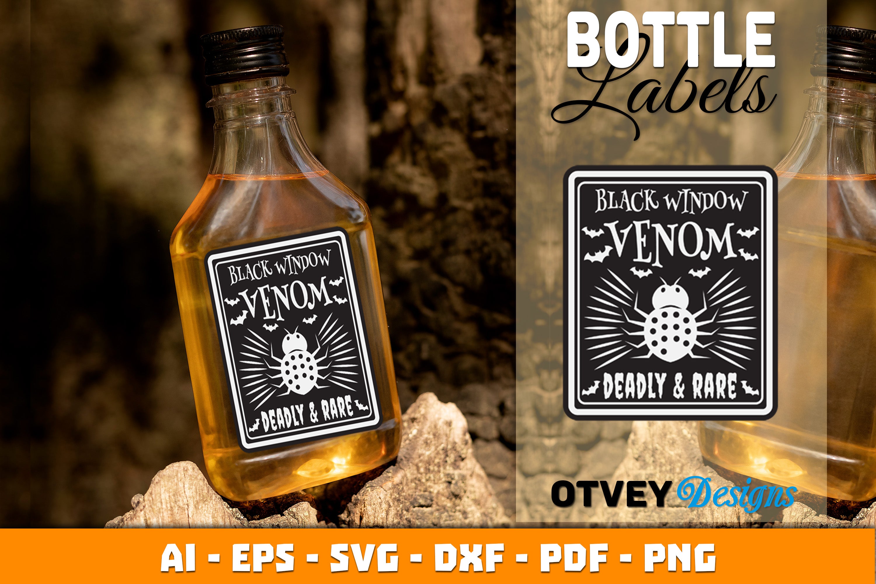 Halloween Witch Potion Bottle Labels SVG Bundle 18 - CraftNest - Digital Crafting and Art