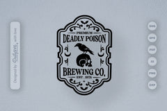 Halloween Bottle Label SVG Bundle 9 - CraftNest - Digital Crafting and Art