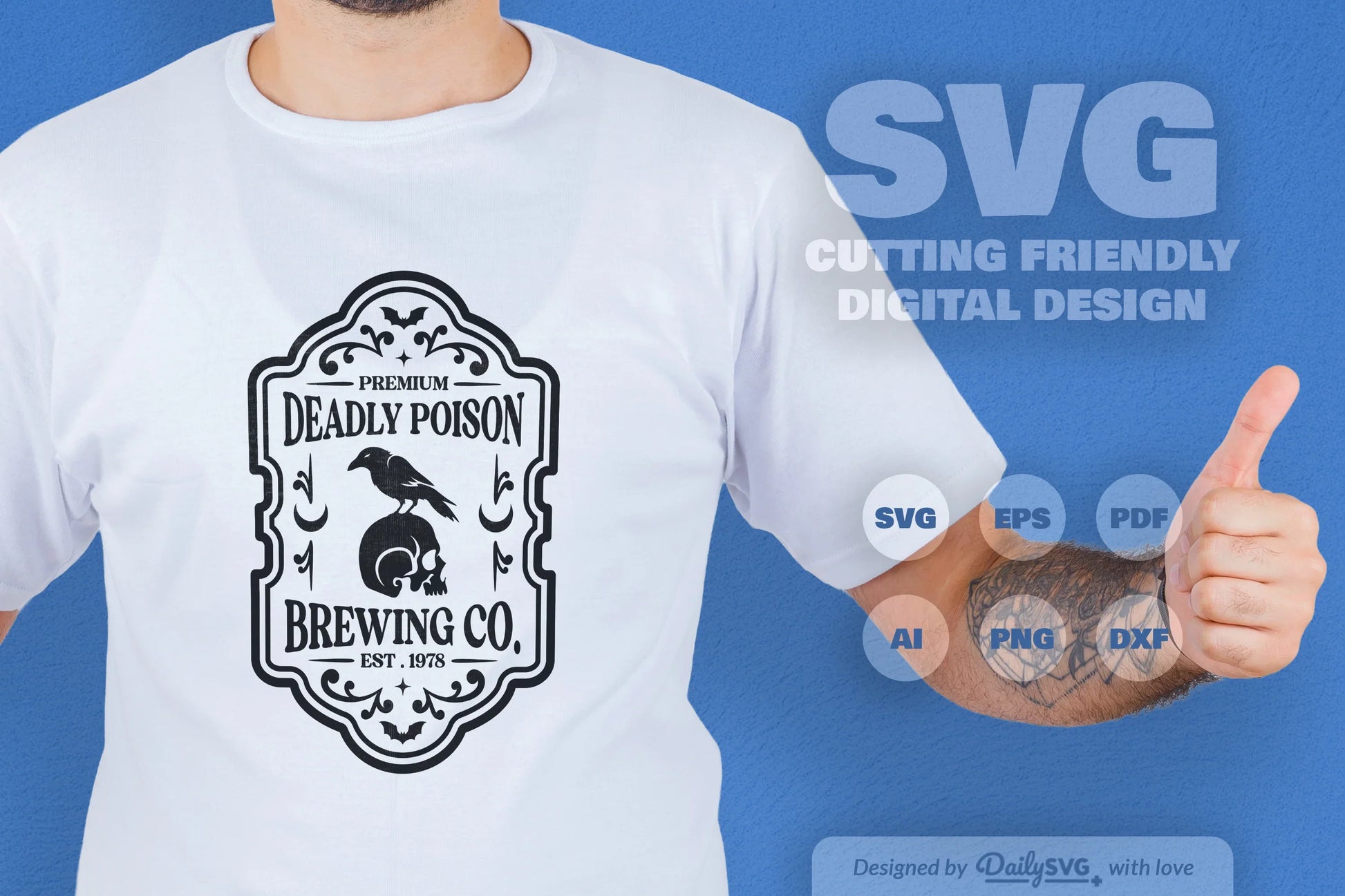 Halloween Bottle Label SVG Bundle 9 - CraftNest - Digital Crafting and Art