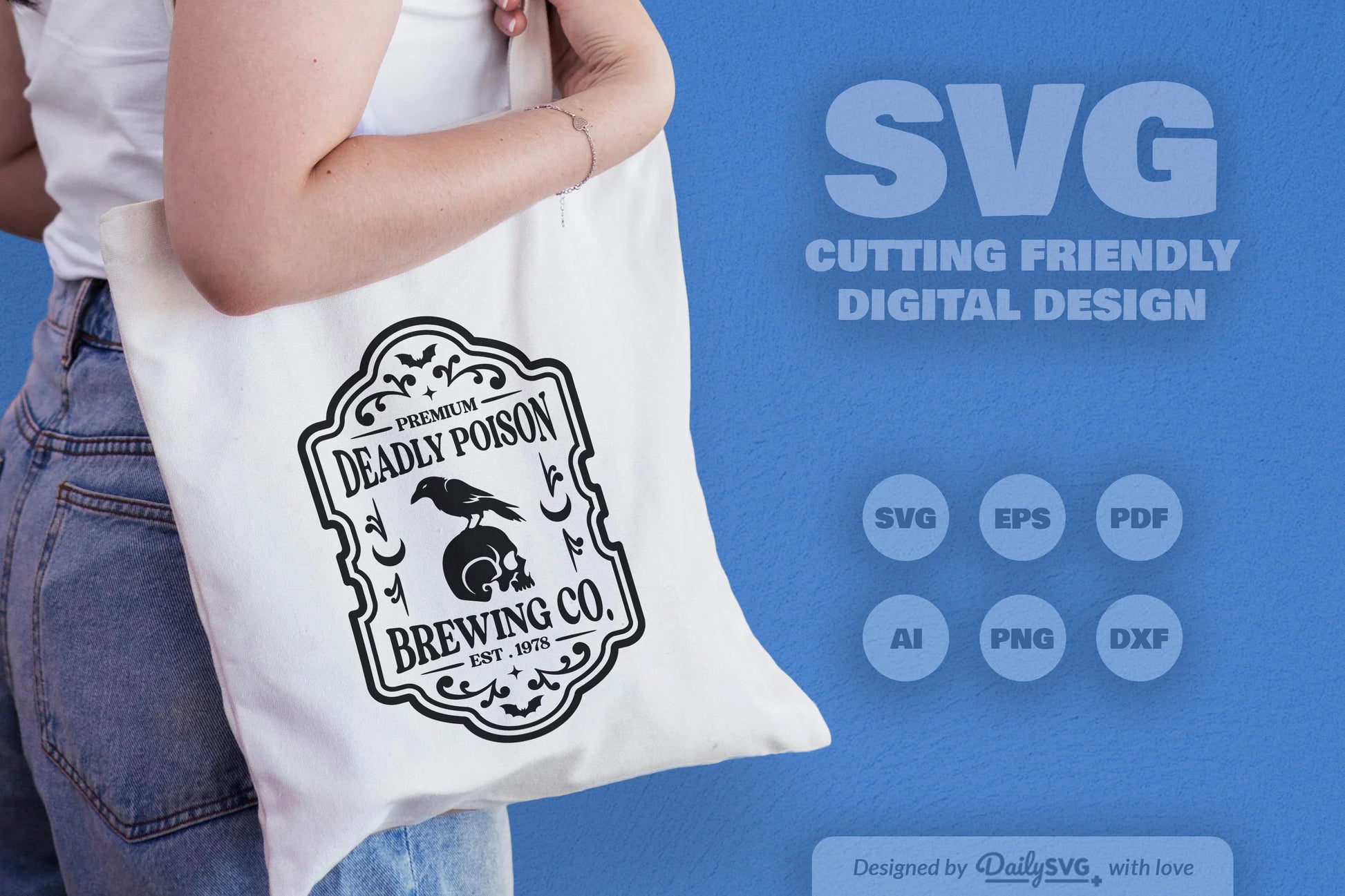 Halloween Bottle Label SVG Bundle 9 - CraftNest - Digital Crafting and Art