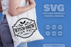 Halloween Bottle Label SVG Bundle 5 - CraftNest - Digital Crafting and Art