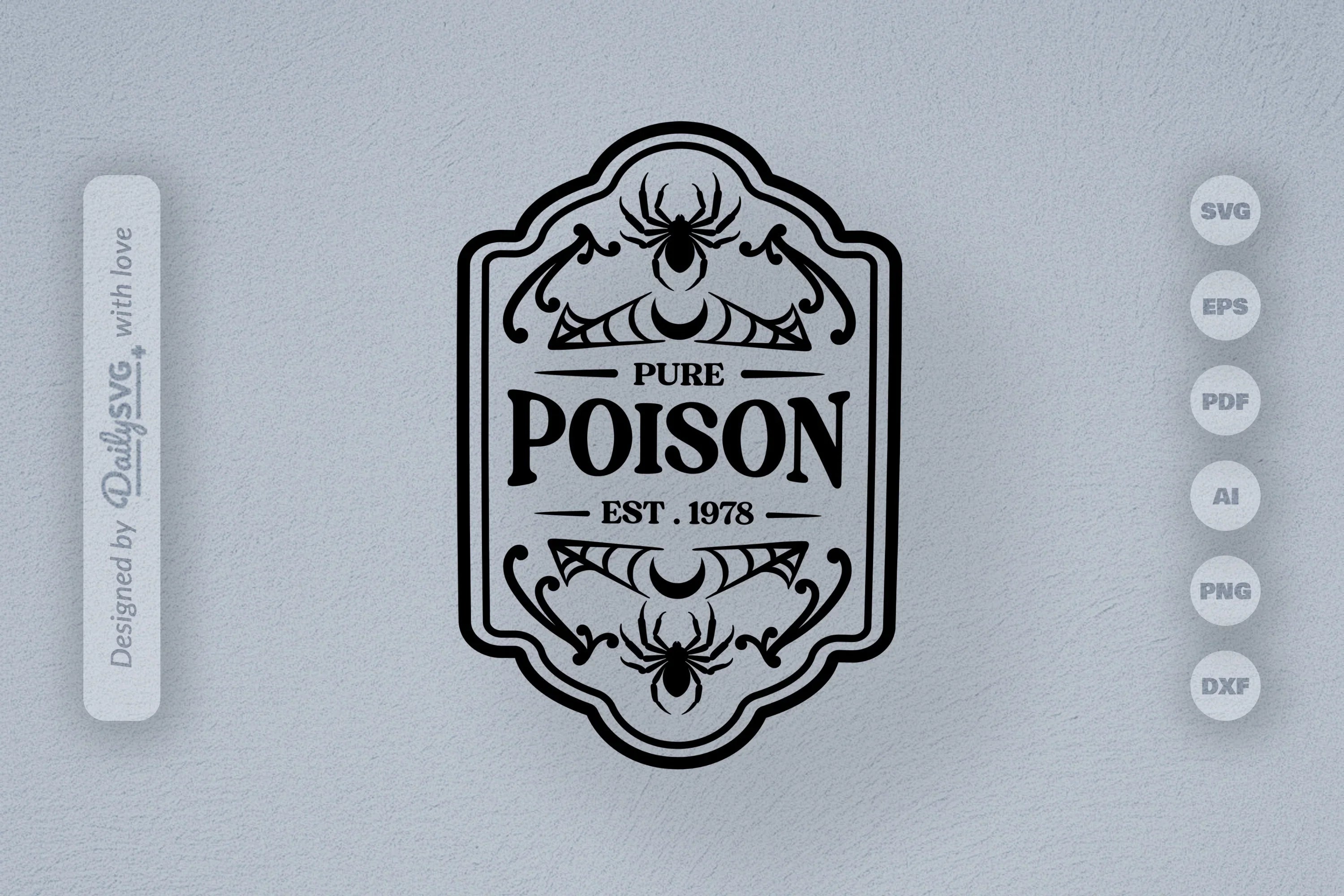 Halloween Bottle Label SVG Bundle 7 - CraftNest - Digital Crafting and Art