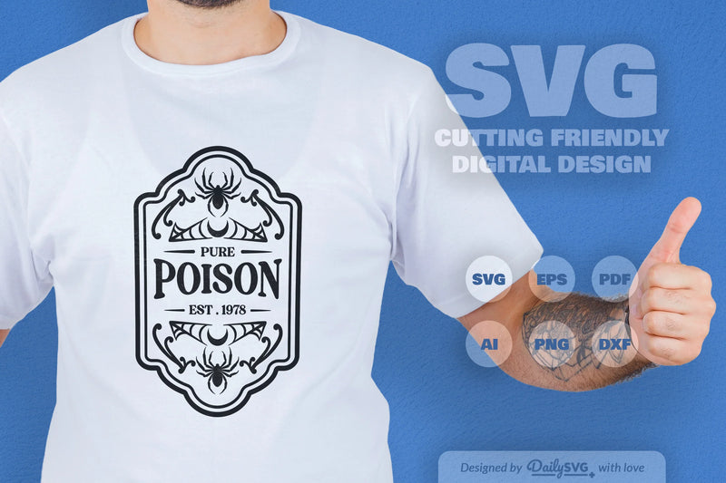 Halloween Bottle Label SVG Bundle 7 - CraftNest - Digital Crafting and Art