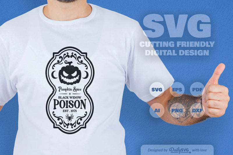 Halloween Bottle Label SVG Bundle 11 - CraftNest - Digital Crafting and Art