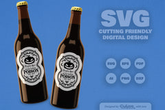 Halloween Bottle Label SVG Bundle 11 - CraftNest - Digital Crafting and Art