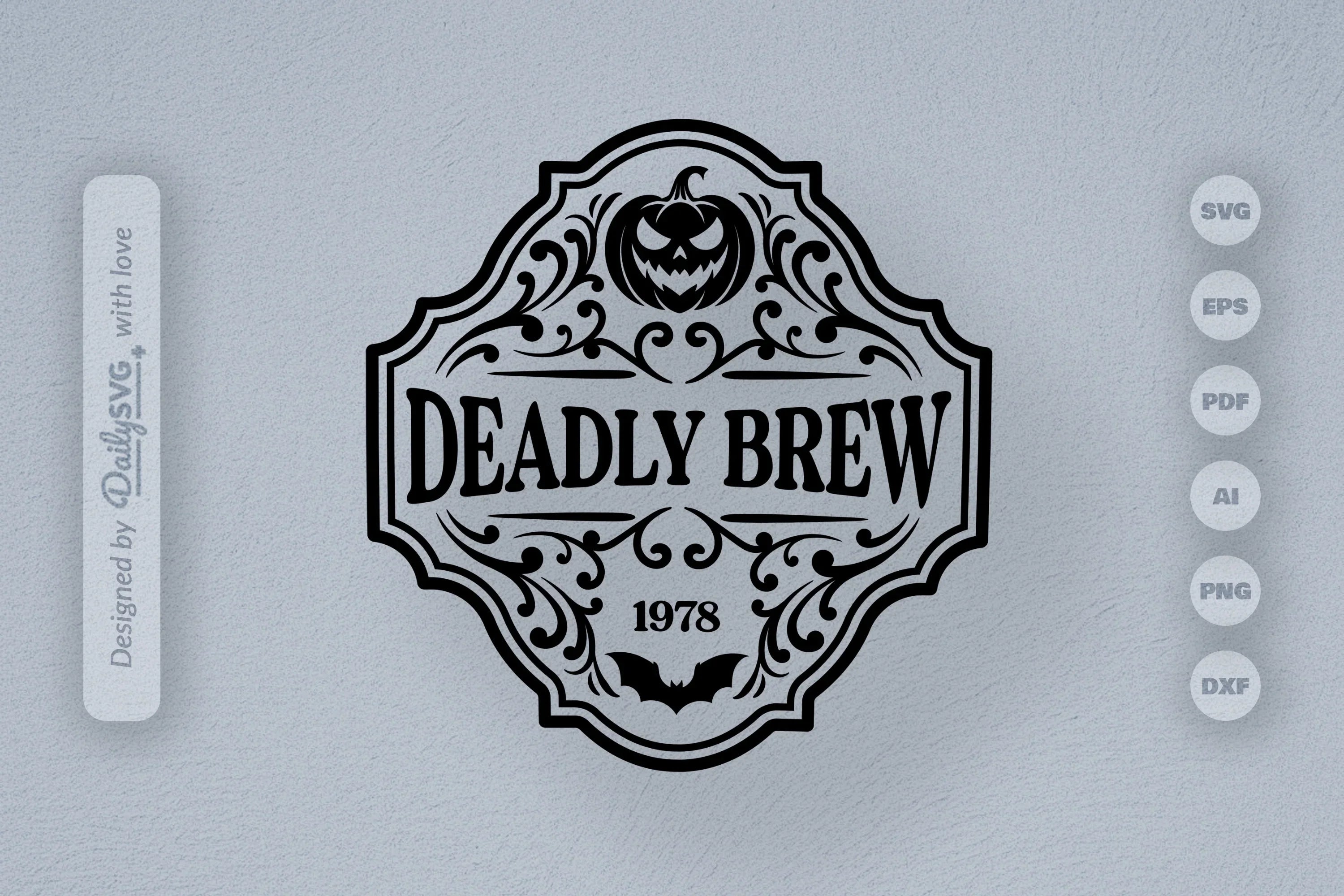 Halloween Bottle Label SVG Bundle 4 - CraftNest - Digital Crafting and Art