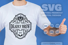 Halloween Bottle Label SVG Bundle 4 - CraftNest - Digital Crafting and Art