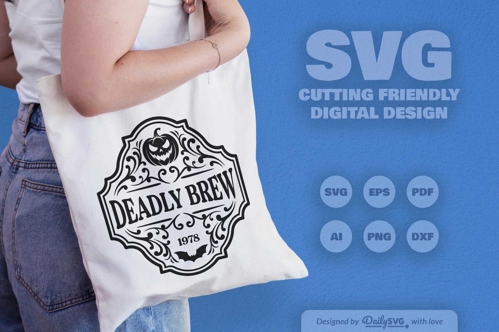 Halloween Bottle Label SVG Bundle 4 - CraftNest - Digital Crafting and Art