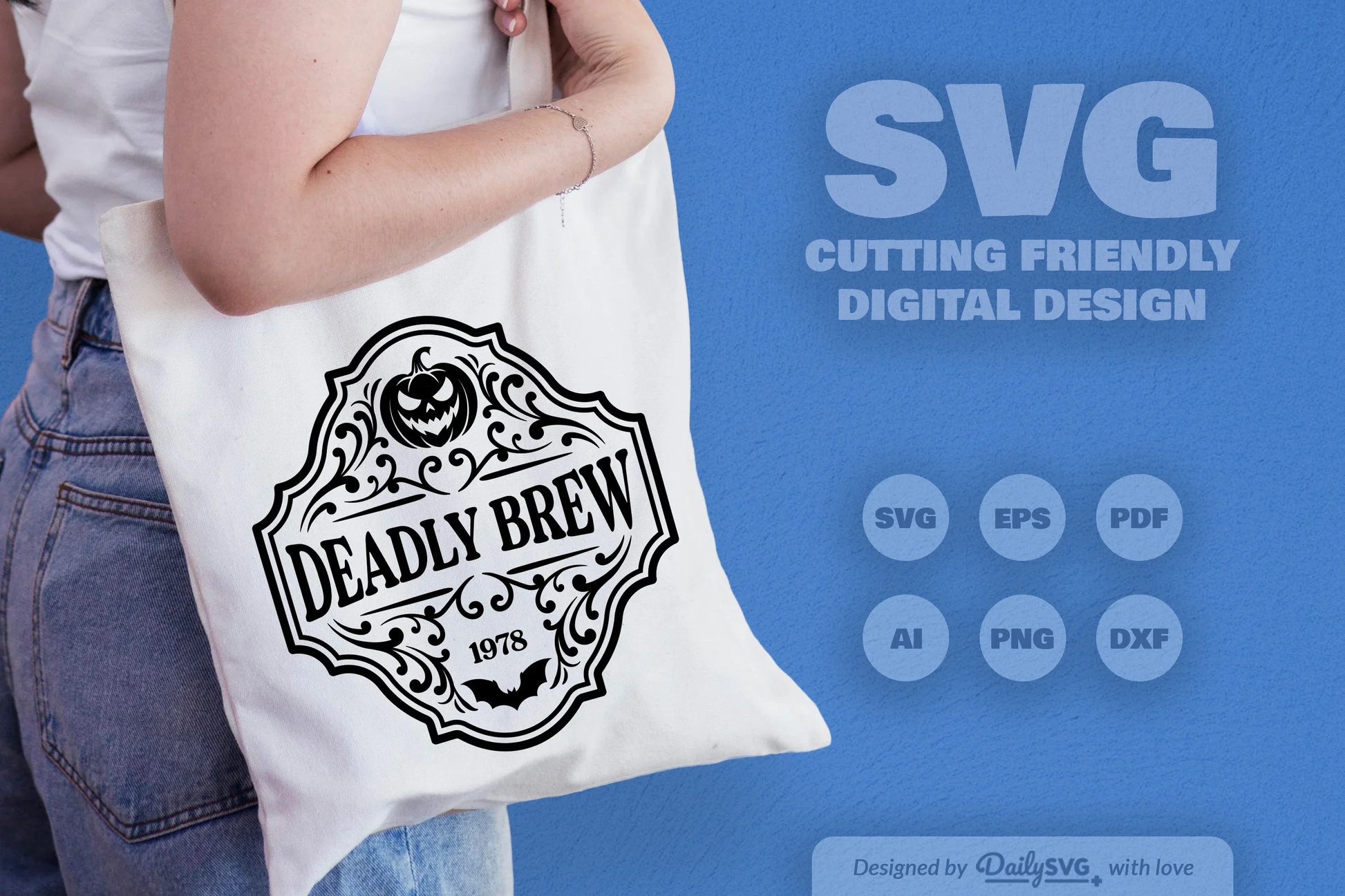 Halloween Bottle Label SVG Bundle 4 - CraftNest - Digital Crafting and Art