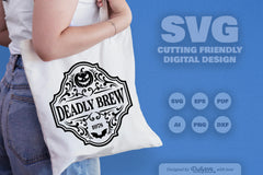 Halloween Bottle Label SVG Bundle 4 - CraftNest - Digital Crafting and Art