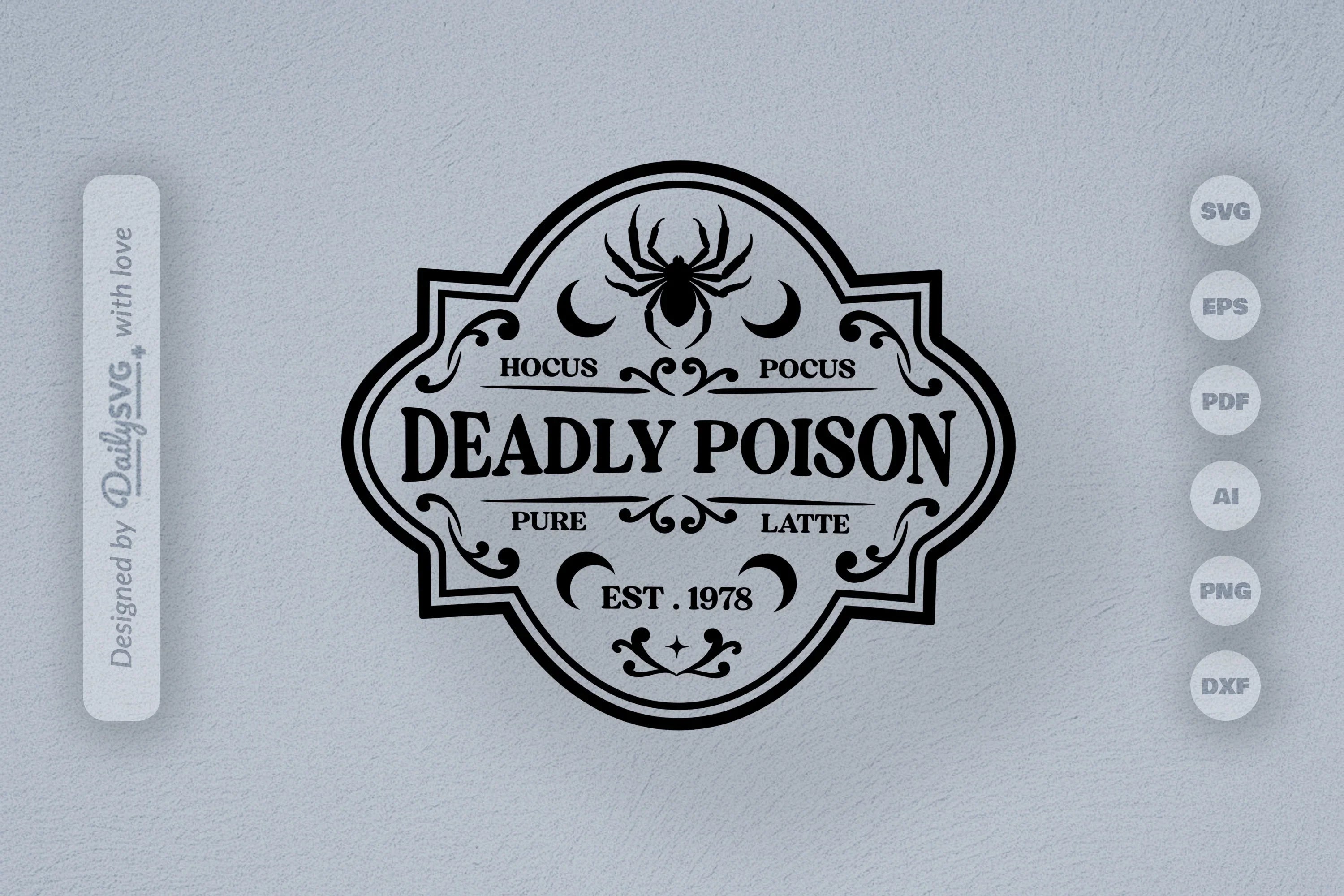 Halloween Bottle Label SVG Bundle 3 - CraftNest - Digital Crafting and Art