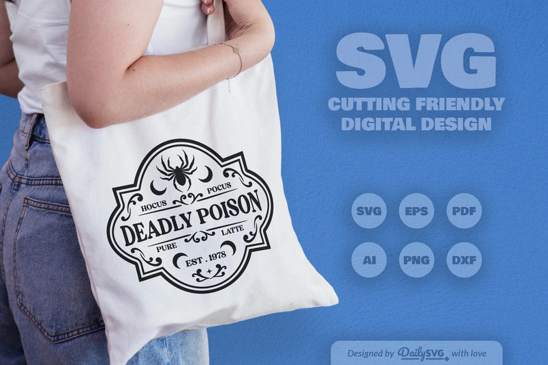 Halloween Bottle Label SVG Bundle 3 - CraftNest - Digital Crafting and Art