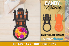 Halloween Candy Dome Designs SVG Bundle 18 - CraftNest - Digital Crafting and Art