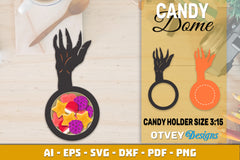 Halloween Candy Dome Designs SVG Bundle 34 - CraftNest - Digital Crafting and Art