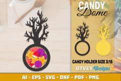 Halloween Candy Dome Designs SVG Bundle 39 - CraftNest - Digital Crafting and Art
