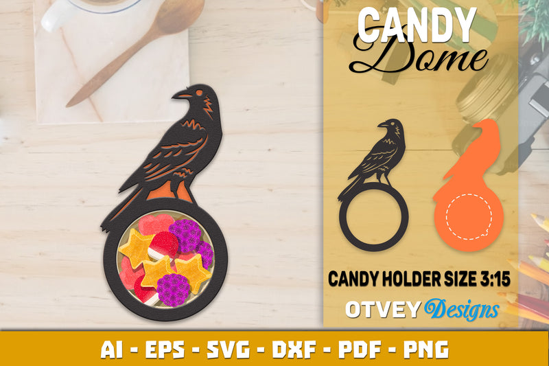 Halloween Candy Dome Designs SVG Bundle 46 - CraftNest - Digital Crafting and Art