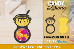 Halloween Candy Dome Designs SVG Bundle 47 - CraftNest - Digital Crafting and Art