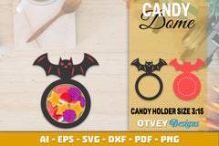 Halloween Candy Dome Designs SVG Bundle 49 - CraftNest - Digital Crafting and Art