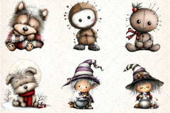 Halloween Design Clipart Bundle - CraftNest - Digital Crafting and Art