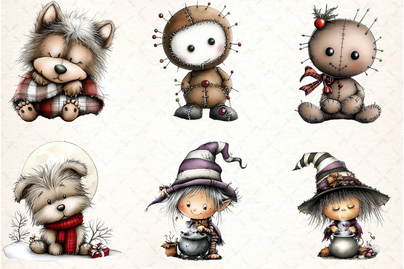 Halloween Design Clipart Bundle - CraftNest - Digital Crafting and Art