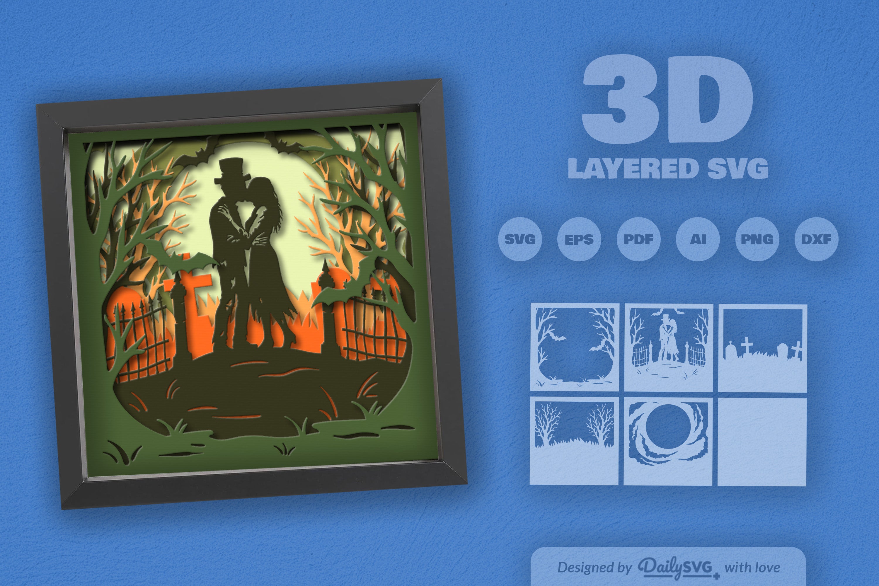 Halloween Couple of Death SVG Bundle