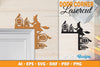 Halloween Door Corner Lasercut SVG Bundle
