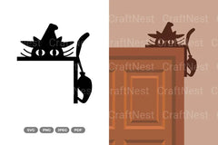 Halloween Door Corner SVG Bundle - CraftNest - Digital Crafting and Art