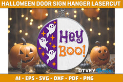 Halloween Door Hanger Sign SVG Bundle 19 - CraftNest - Digital Crafting and Art