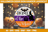 Halloween Door Hanger Sign SVG Bundle