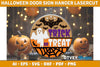 Halloween Door Hanger Sign SVG Bundle