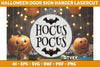 Halloween Door Hanger Sign SVG Bundle